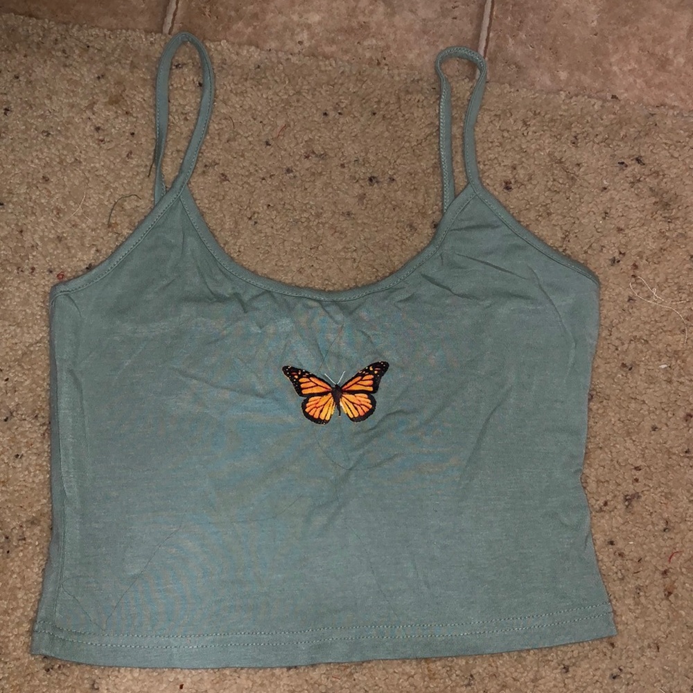Butterfly crop top